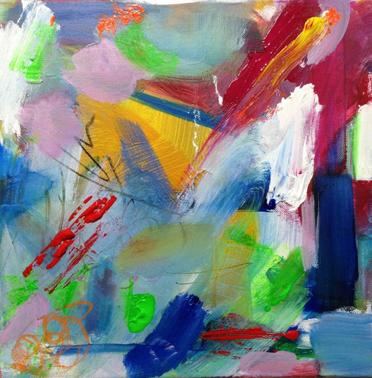 Groovin to Virgin - Original Abstract Expressive Painting