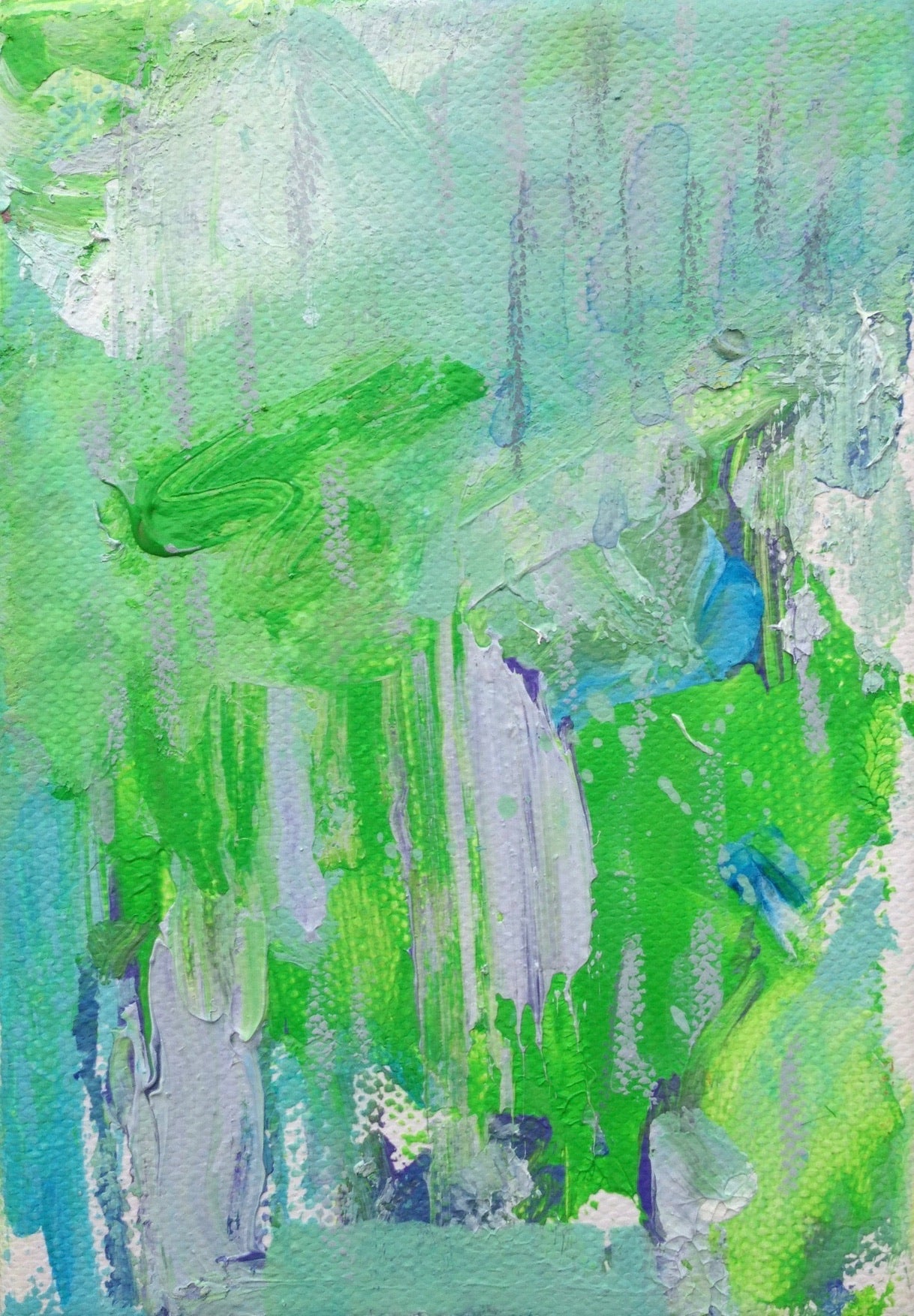 My heart sings - Original Abstract Expressive Painting