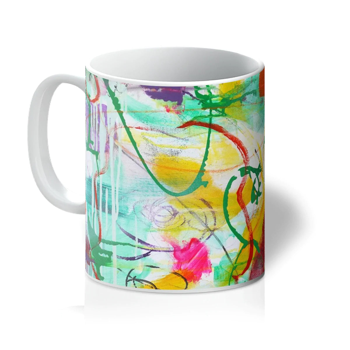 Broad Bean Abstract Art Mug