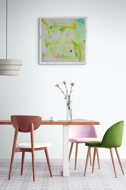 Sweet Pea - Original Abstract Expressive Painting