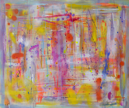 Carousel - Original Abstract Expressive Painting