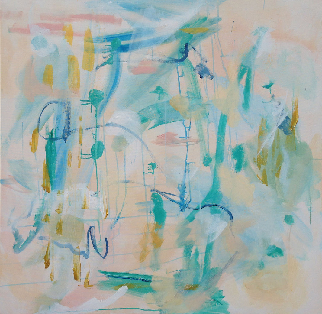 Rachel Tooth Heather Rachel Colourful Original Abstract Expressive Fine Art ...