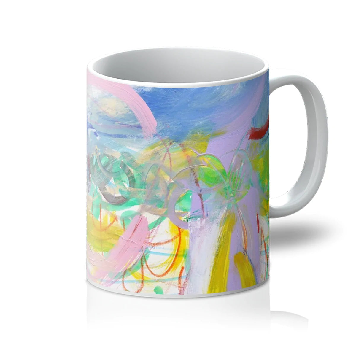Let's Play Colourful Abstract Art Mug